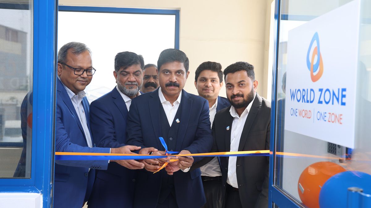 World Zone team at the Bahrain office inauguration in Muharraq
